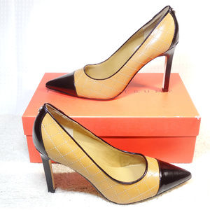 Ivanka Trump Dress Pump 8.5 M US Multi Leather NWB